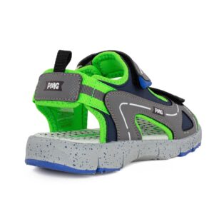 Primigi 3971811 Παιδικό πέδιλο για αγόρι σε ύφασμα και συνθετικό δέρμα Grigio - Image 3