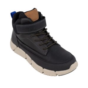 Geox J FLEXYPER BOY J369BA 0CLFU C9999 A Παιδικό μποτάκι για αγόρι σε  δέρμα  Black - Image 2