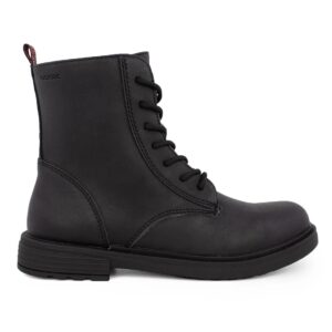 Geox J EKLAIR GIRL J049QD 000BC C9999 B  Παιδικό μποτάκι για κορίτσι δερμάτινο BLACK