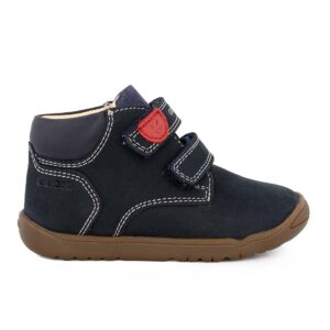 Geox B MACCHIA BOY B164NC 03285 C4002  Παιδικό μποτάκι για αγόρι σε δέρμα  NAVY