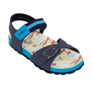 Kickers Sostreet 894911-30 102  Παιδικό πέδιλο για αγόρι δερμάτινο Marine Blue Surf - Image 2