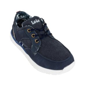 Lois 63159-107 παιδικό sneaker για αγόρι σε συνθετικό δέρμα και ύφασμα Navy - Image 2