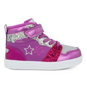 Lelli kelly LKAA3459 (AW67) ANNA B Παιδικό sneaker για κορίτσι σε συνθετικό δέρμα PORPORA/GRIGIO