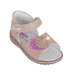 Primigi 1862722  Παιδικό παπουτσοπέδιλο για κορίτσι δερμάτινο ΡΟΖ ΧΡΥΣΟ - Image 2