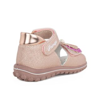 Primigi 1862722  Παιδικό παπουτσοπέδιλο για κορίτσι δερμάτινο ΡΟΖ ΧΡΥΣΟ - Image 3