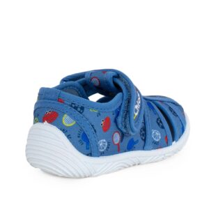 Chicco Sandal Tullio 57428-200 Παιδικό παντοφλάκι  για αγόρι σε ύφασμα BluLight Blue - Image 3