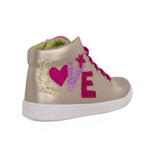 Agatha Ruiz De La Prada 211941 Παιδικό μποτάκι για κορίτσι δερμάτινο χρυσό - Image 3