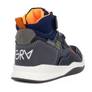 Garvalin MAT 231631-B A Παιδικό sneaker για αγόρι σε ύφασμα και συνθετικό δέρμα  Marino - Image 3