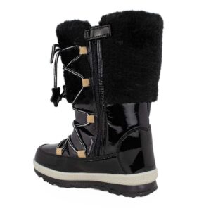 Garvalin MAT Apreski Pelo 231855-A B Παιδική μπότα apres ski για κορίτσι σε αδιάβροχο ύφασμα Μαύρο - Image 3