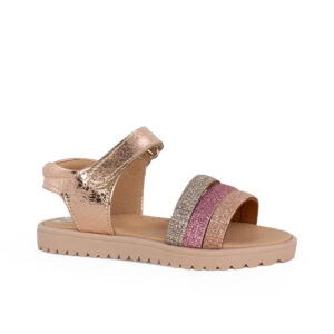 Ds 2210 Παιδικό πέδιλο για κορίτσι ανατομικό  Χαλκός - Image 2