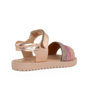 Ds 2210 Παιδικό πέδιλο για κορίτσι ανατομικό  Χαλκός - Image 3