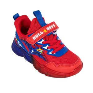 Bull Boys  PTERODATTILO DNAL3364  AD01 Παιδικό αθλητικό για αγόρι σε ύφασμα και  συνθετικό δέρμα  ROSSO - Image 2