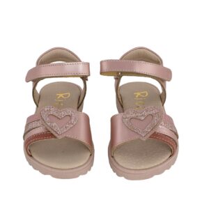 Ricco A30144-N1 Παιδικο πέδιλο για κορίτσι δερμάτινο Χαλκός