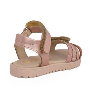 Ricco A30144-N1 Παιδικο πέδιλο για κορίτσι δερμάτινο Χαλκός - Image 3