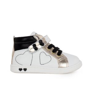 Primigi 8404033 Παιδικό μποτάκι για κορίτσι  σε  δέρμα Λευκό