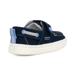 Mayoral 23-41490-091  Παιδικό μοκασινι για αγόρι σε ύφασμα Marino Blue - Image 3