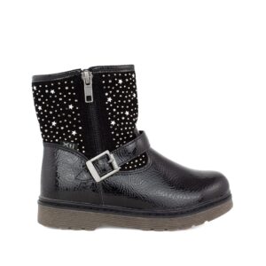 Xti kids 56955 Παιδικό μποτάκι για κορίτσι σε συνθετικό δέρμα ΜΑΥΡΟ