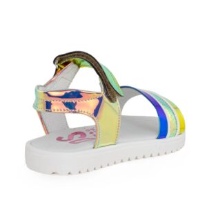 Ds 271B  Παιδικό πέδιλο για κορίτσι ανατομικό Λευκό - Image 3