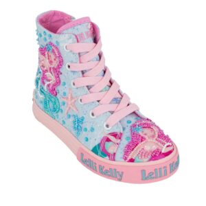 Lelli Kelly Sirenetta LKED3489 (BF02) Παιδικό sneaker για κορίτσι σε ύφασμα ΡΟΖ/ΣΙΕΛ - Image 2