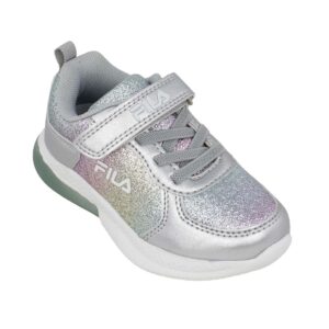 Fila SPECTROLITE 3 V 7AF33042-331 Παιδικό αθλητικό για κορίτσι σε συνθετικό δέρμα.Ασημί - Image 2