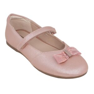 Mayoral Ballarina lazo 13-46380-022 Παιδική μπαλαρίνα για κορίτσι σε δέρμα Rosa Metal - Image 2