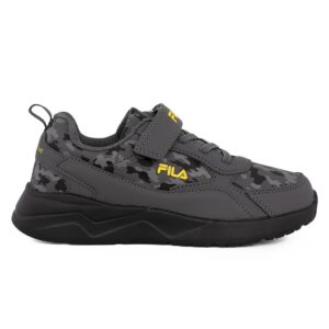 Fila Memory Sugarbush Nanobionic V 3AF33035-305 Παιδικό αθλητικό για αγόρι σε συνθετικό δέρμα.Γκρι-κίτρινο