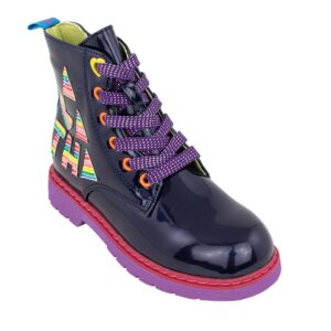 Agatha Ruiz De La Prada Mat 231960-A Παιδικό μποτάκι για κορίτσι δερμάτινο Μπλέ - Image 2