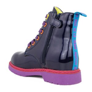 Agatha Ruiz De La Prada Mat 231960-A Παιδικό μποτάκι για κορίτσι δερμάτινο Μπλέ - Image 3