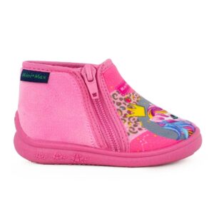 Mini max G-SILIA Παιδικό παντοφλακι για κορίτσι σε ύφασμα 3 rosa - Image 3