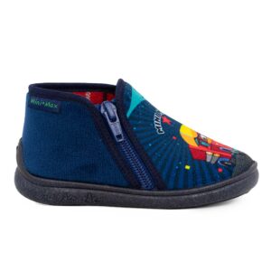 Mini Max DINAMO 3 Παιδικό παντοφλακι για αγόρι σε ύφασμα BLUE - Image 2