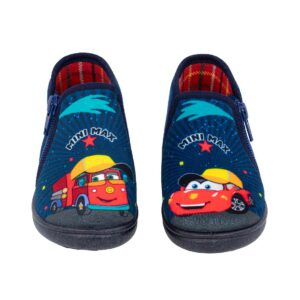 Mini Max DINAMO 3 Παιδικό παντοφλακι για αγόρι σε ύφασμα BLUE