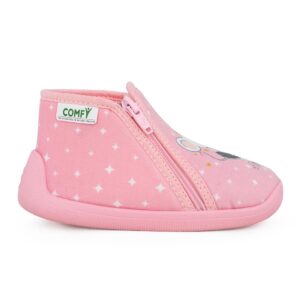 Comfy GRAFFSBPVT 0169 Παιδικό παντοφλακι για κορίτσι σε ύφασμα Rose - Image 2