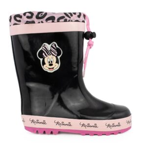 Disney Minnie Mouse Παιδική γαλοτσα για κορίτσι σε συνθετικό υλικό MN009298 Μαύρο