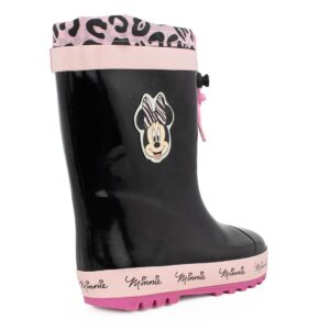 Disney Minnie Mouse Παιδική γαλοτσα για κορίτσι σε συνθετικό υλικό MN009298 Μαύρο - Image 3