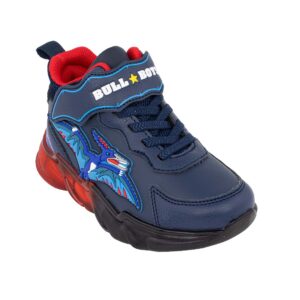 Bull Boys PTERODATTILO MID  DNAL3393 AE02 Παιδικό αθλητικό μποτάκι για αγόρι σε συνθετικό δέρμα Blue - Image 2