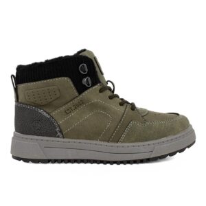 Safety Jogger 603568 Παιδικό μποτάκι για αγόρι σε συνθετικό δέρμα Χακί