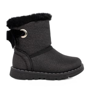 Chicco Florine 68025-870 Παιδικό μποτάκι για κορίτσι  σε συνθετικό δέρμα Black