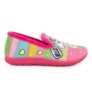 Yoshino 3-758-23607-39 Παιδικό παντοφλακι για κορίτσι σε ύφασμα ροζ - Image 2