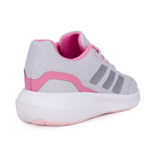 Adidas Runfalcon 3.0 K IG7281  Παιδικό αθλητικό για κορίτσι σε ύφασμα White-Silver - Image 3