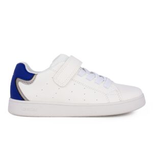 Geox J Eclyper A J36LSA 000BC C1Z4R A Παιδικό sneaker για αγόρι σε συνθετικό δέρμα White /Royal