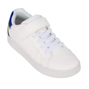 Geox J Eclyper A J36LSA 000BC C1Z4R A Παιδικό sneaker για αγόρι σε συνθετικό δέρμα White /Royal - Image 2