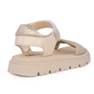 Primigi 5936600  Παιδικό πέδιλο για κορίτσι δερμάτινο Gold - Image 3