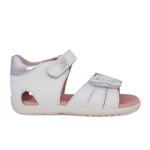 Garvalin 242301-B Παπουτσοπέδιλο για κορίτσι δερμάτινο Λευκό