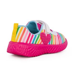 Agatha Ruiz De La Prada 242921-A C  Παιδικό sneaker για κορίτσι σε ύφασμα Λευκό/Πολύχρωμο - Image 3