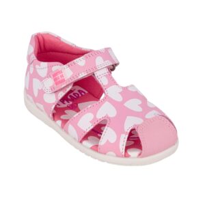 Agatha Ruiz De La Prada 242903-A Παιδικό παπουτσοπέδιλο για κορίτσι δερμάτινο Ροζ/Λευκό. - Image 2