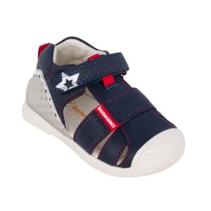 Biomecanics 242125-A Παιδικό παπουτσοπέδιλο για αγόρι δερμάτινο Μπλέ - Image 2