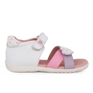 Garvalin 242306-B Παιδικό πέδιλο για κορίτσι Λευκό/Ροζ