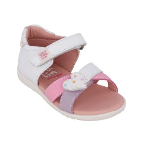 Garvalin 242306-B Παιδικό πέδιλο για κορίτσι Λευκό/Ροζ - Image 2