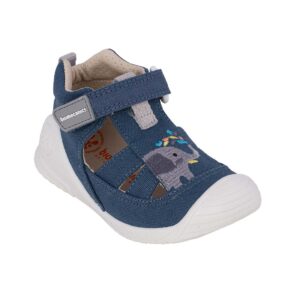 Biomecanics 242183-A Παιδικό παπουτσοπέδιλο υφασμάτινο Μπλέ/Jeans - Image 2