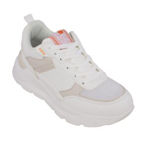Xti 171626 Παιδικό sneaker για κορίτσι ύφασμα συνθετικό δέρμα   Λευκό/Μπέζ - Image 2